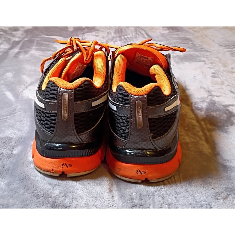 ASICS Gel-Blur33 Mens Running Shoes T2H3N Black Orange White Size 9 Sneakers Y2K - Picture 7 of 10